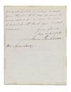 BUCHANAN, JAMES. Autograph Letter Signed, as President,